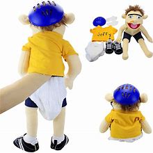 Jeffy Hand Puppet Jeffy Plush Doll - 60cm Soft Talk Show For Kids, Perfect For Parties, Christmas Gi