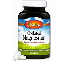 Carlson Chelated Magnesium 90 Tablets
