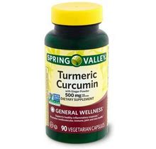 Spring Valley Turmeric Curcumin With Ginger Powder Dietary Supplement, 500 Mg, 9