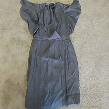 Adrianna Papell Dresses | Adrianna Papell Greasy Beaded Dress Sz 8 | Color: Gray | Size: 8