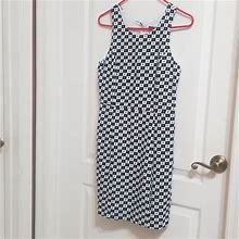 Blvd Dresses | Nwt Black And White Checkered Dress | Color: Black/White | Size: L
