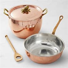 Ruffoni Historia Hammered Copper 4-Piece Cookware Set | Williams Sonoma