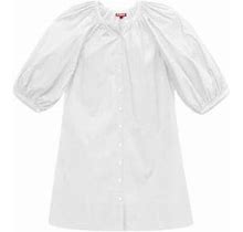 Staud Women's Mini Vincent Dress - White - Size Small