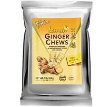 Ginger Chews Lemon Bulk 1 Lb By Prince Of Peace