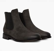 Men's Cavalier Chelsea Boot In Shadow Grey Suede - Thursday Size 12.5 Wide By Thursday Boot Company