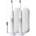 PHILIPS Sonicare 6100 Protectiveclean Rechargeable Toothbrush, White (2 Pk.)