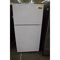 GE GTS22KGNRWW 33" White 21.9 Cu. Ft. Top-Freezer Refrigerator NOB 143405