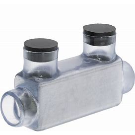 Polaris Insulated Multitap Connector: Clear, 2 Ports, For Wire Sizes 4 AWG 500 Kcmil Model: ISR-500CB