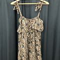 Free People Dresses | Free People Babydoll Maxi Dress | Color: Blue/Cream | Size: Xs