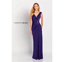 Cameron Blake Mother Of The Bride Style 119646 Size 12 (Purple) Brand