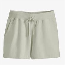 Cuyana Shorts | Cuyana French Terry Cloth Shorts S | Color: Cream/Green | Size: S