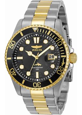 Invicta Men's Pro Diver Quartz Watch With Stainless Steel Strap, Two Tone, 22 (Model: 30023)