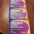 Allegra Adult 12HR Tablet 12 Tablets Allergy Relief Exp 05/2024 3 Pack