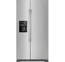 Amana 24.5 Cu. Ft. Side-By-Side Refrigerator With Water And Ice Dispenser - Stainless Steel