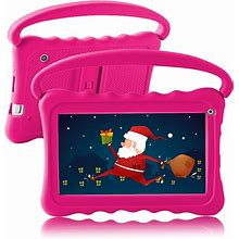 Kids Tablet 7 Inch Toddler Tablet For Kids Edition Tablet With Wifi Dual Camera Children Tablet For Toddlers 32GB Android 10 With Parental Control Sh