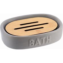 Bath D Dolomite Bath Accessories - Soap Dish Only - Grey