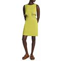 St. John Evening Cutout Detail Sleeveless Milano Knit Shift Dress In Chartreuse At Nordstrom, Size 14