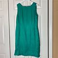 Adrianna Papell Dresses | Adrianna Papell Silk Green Tank Dress | Color: Green | Size: 12