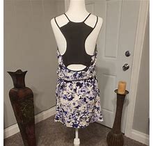 Parker Dresses | Parker 100% Silk Floral Abstract Artsy Print Dress - S | Color: Black/White | Size: S
