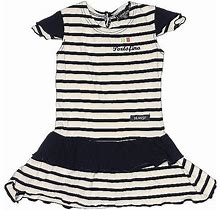 L'air Du Large Dress: Blue Stripes Skirts & Dresses - Kids Girl's Size 4