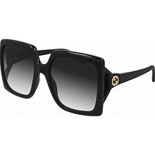 Gucci Square Sunglasses GG0876S 001 Black 60mm 876