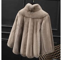 YUQI Wholesale Women Mink Fur Coat,1 Piece.Apparel & Accessories > Women's Clothing > Women's Coats .Unisex.