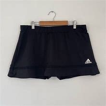 Adidas Shorts | Adidas Black Athletic Golf Tenis Skort Skirt Size L | Color: Black | Size: L