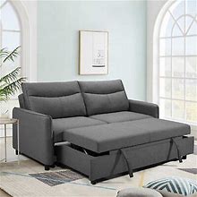 3 In1 Convertible Queen Sleeper Sofa Bed, Loveseat Futon Couch