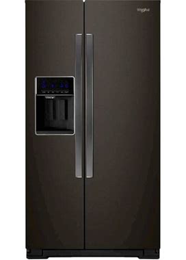 Whirlpool - 28.5 Cu. Ft. Side-By-Side Refrigerator With In-Door-Ice Storage - Black