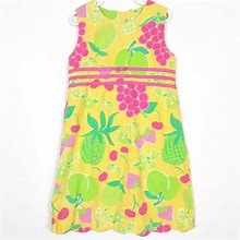 Lilly Pulitzer Fruit Dress - Kids | Color: Yellow | Size: 3T