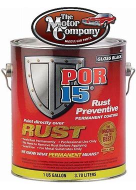 Por 15 Rust Preventive Coating In Gloss Black - Gallon