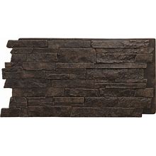 Acadia Ledge Stacked Stone, Stonewall Faux Stone Siding Panel,, Alder Creek, Bricks, Stones & Concrete, By Ekena Millwork
