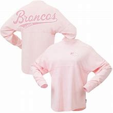 Women S Fanatics Branded Pink Denver Broncos Millennial Spirit Jersey T-Shirt