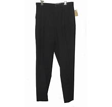 New Dress Pants, Ralph Lauren, 100%-Wool Black-Label Charcoal Pin-Stripe 34X32