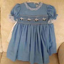 Little Girl Dresses.. Hand Smock.. Baby Carriages.. By Themycollection2hotm. Free Shipping To USA