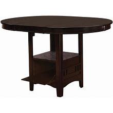 Lavon Oval Counter Height Table Espresso , Espresso