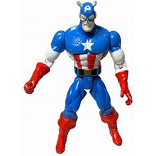 1997 Toy Biz Marvel Spider Man Electro Spark Captain America Action
