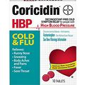 Coricidin HBP Cold And Flu, 10 Count