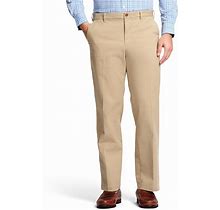 IZOD Men's Performance Stretch Classic Fit Flat Front Chino Pant