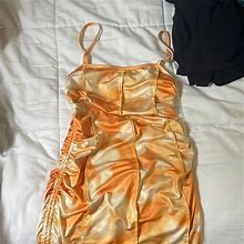 Shein Dresses | Super Cute Summer Dress. | Color: Orange/Yellow | Size: 0