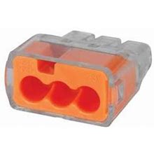IDEAL 33 Orange In-Sure 3-Port Connectors (100-Pack) 30-1033P ,