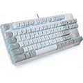 ASUS ROG Strix Scope NX TKL 80% Gaming Keyboard (Moonlight White, Brown Switches)