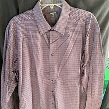 Claiborne Shirts | Long Sleeve Dress Shirt. 18. 36-37 | Color: Purple | Size: 18