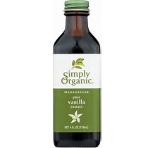 Simply Organic Vanilla Extract - Organic - 4 Oz (Case Of 6)