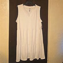 Croft & Barrow Dresses | Croft & Barrow Praire Dress | Color: White | Size: 3X