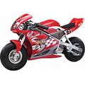 Razor 24 Volt Mini Electric Single Speed Racing Motorcycle Pocket Rocket With 10-Inch Pneumatic Tires, Speeds Up To 15 MPH, Ages 13 And Up, Red