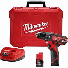 Milwaukee 2408-22 M12 3/8 in. Hammer Drill/Driver Kit