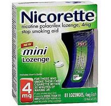 GSK Consumer Healthcare Nicorette Smoking Cessation Lozenges 4Mg Mint 81/Pk - 81 in Package