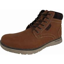 Mens Fleece Lined Lace Up Ankle Boot Shoes