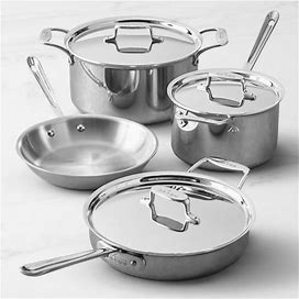 All-Clad D5(R) Stainless-Steel 7-Piece Cookware Set | Williams Sonoma